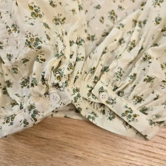 Neuflora Autumn Springs Blouse Floral Button Down feminine - Picture 9 of 9